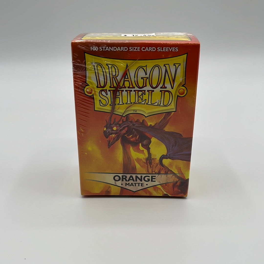 Dragon Shield - 100 Standard Sleeves - Orange Matte