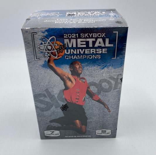 2021 Skybox Metal Universe Champions Blaster Box