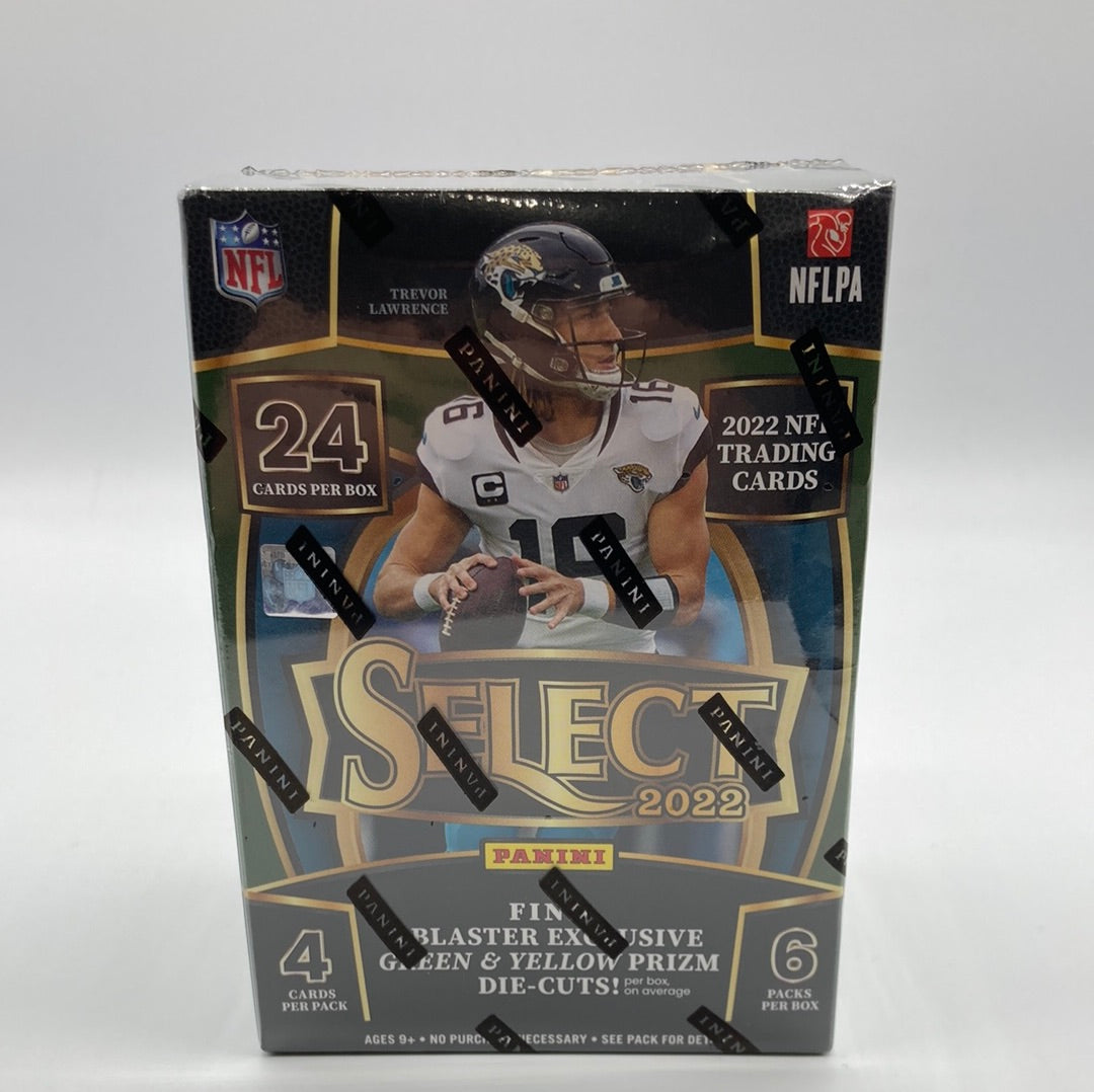 2022 Panini Select Football Blaster Green