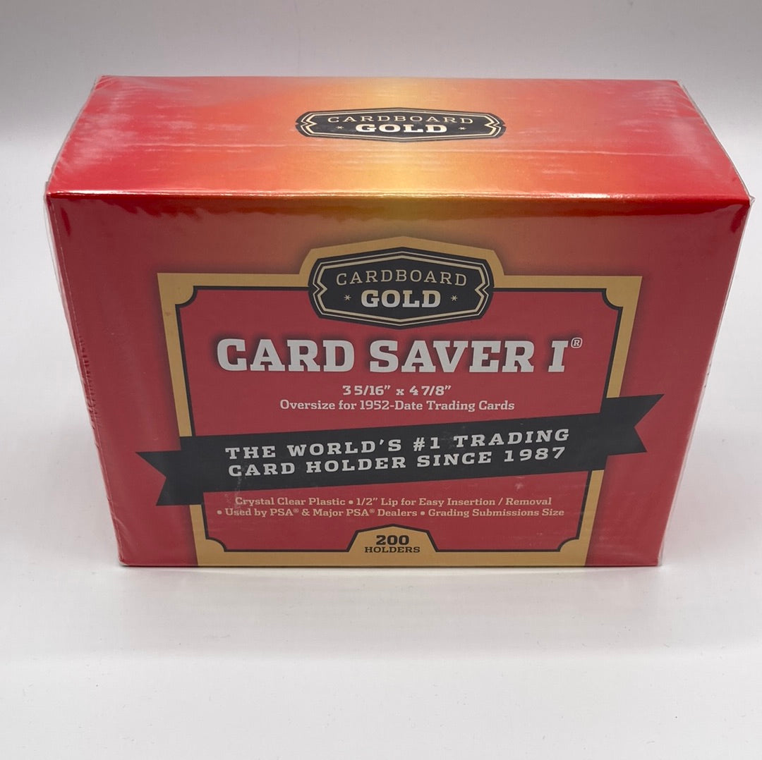 Cardboard Gold Standard Size Card Saver FULL 200ct Box