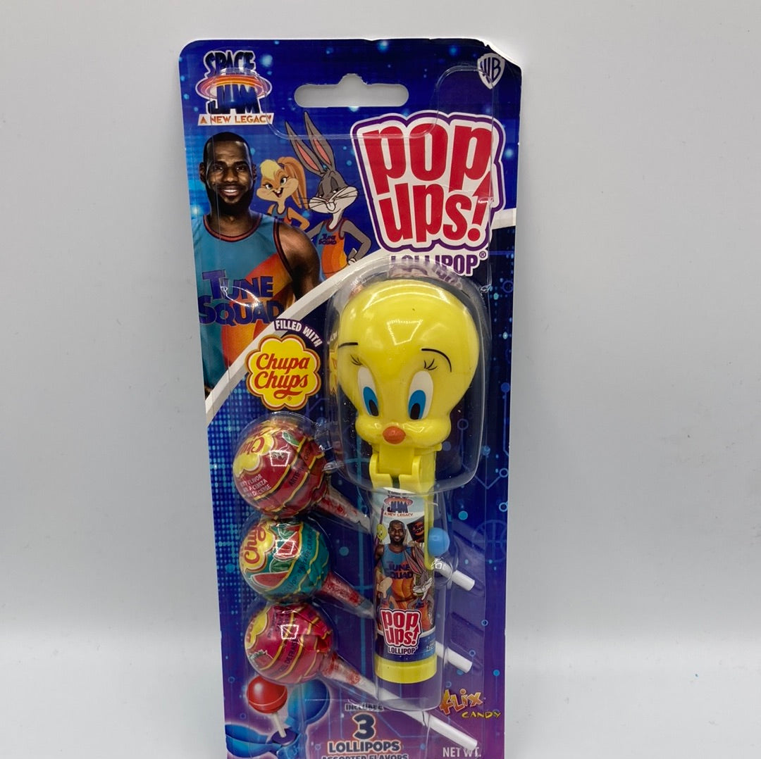 Pop-Ups Space Jam Lollipop Tweety Bird