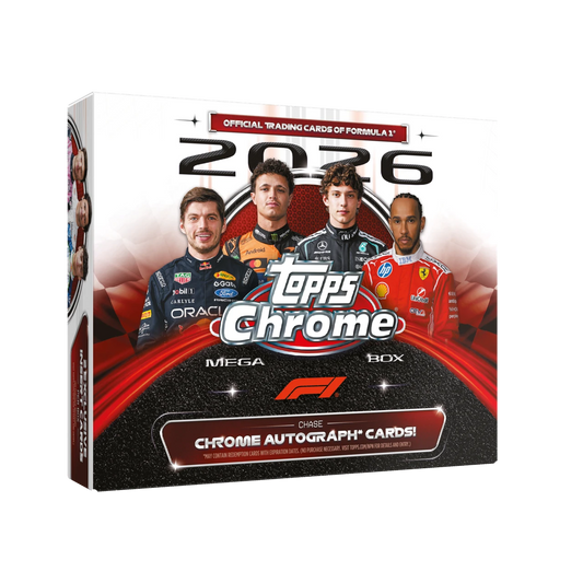 2026 Topps Chrome F1 Racing Mega Box