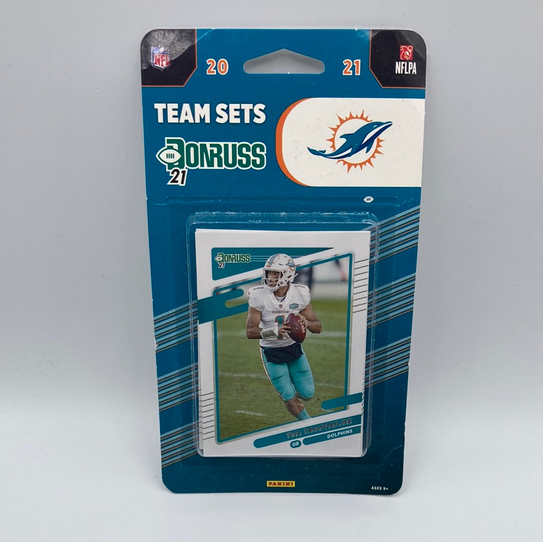 2021 Donruss Miami Dolphins Team Set FOOTBALL RETAIL