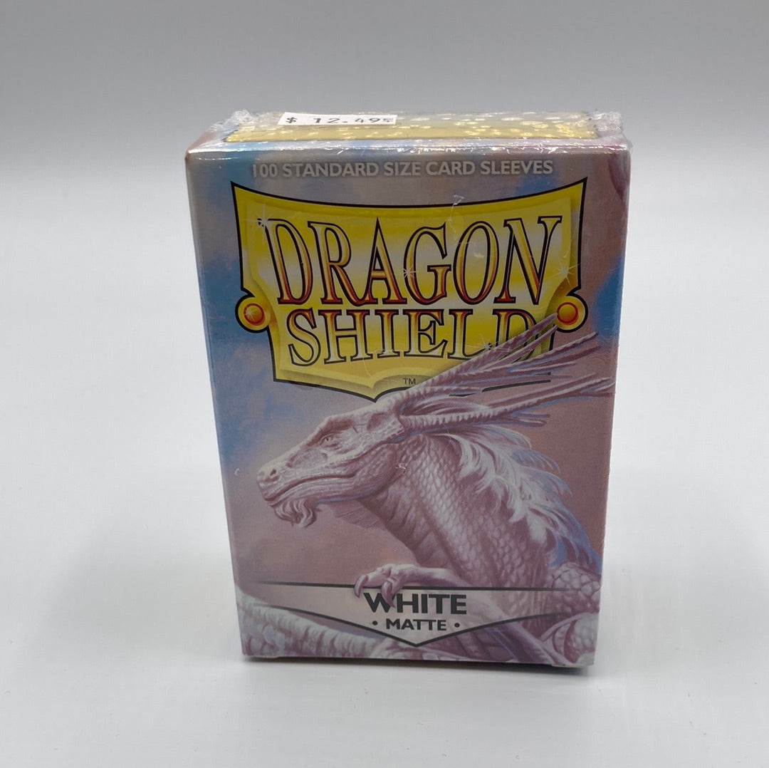 Dragon Shield-100 Standard Size Cards-White Matte