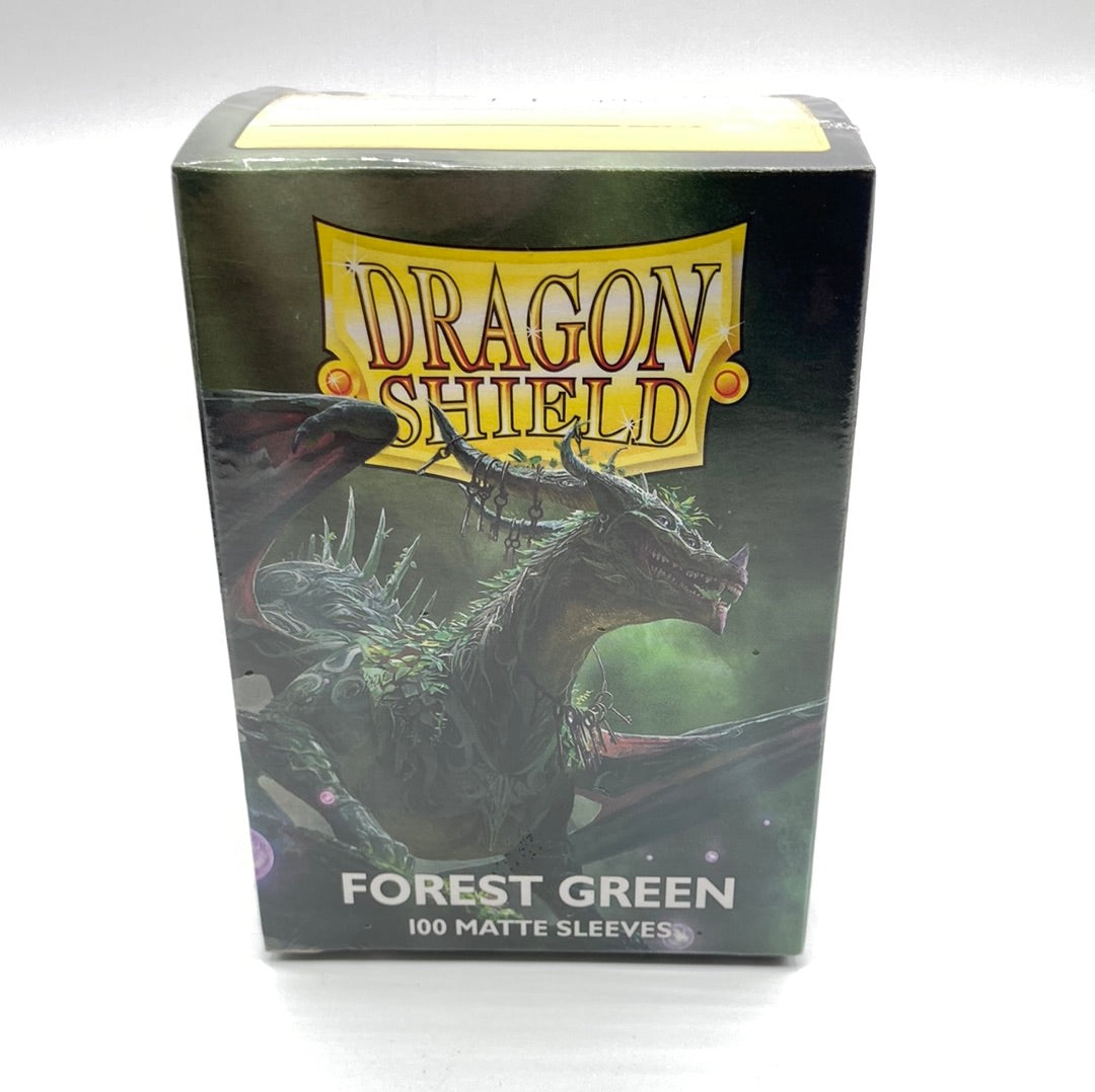 Dragon Shield - 100 Standard Sleeves - Forest Green Matte