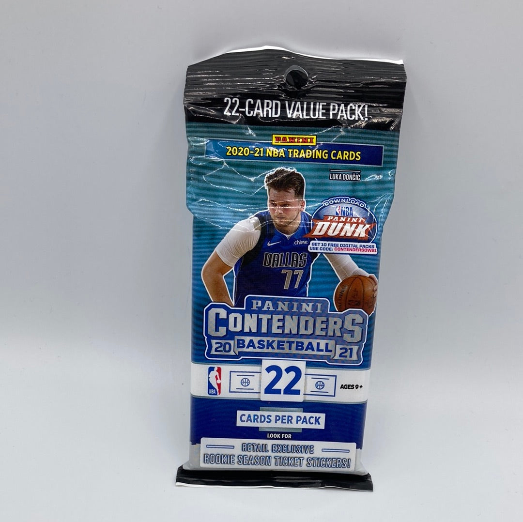 2020-21 Panini Contenders NBA Basketball Cello/Hanger Pack