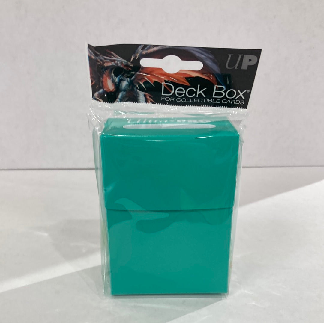 Ultra Pro Plastic Deck Box Turquoise