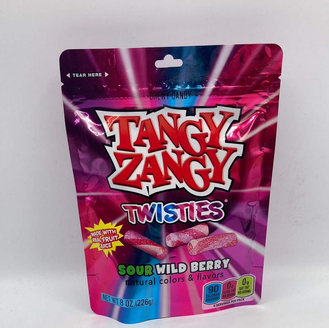 Tangy Zangy Twisties Sour Wild Berry