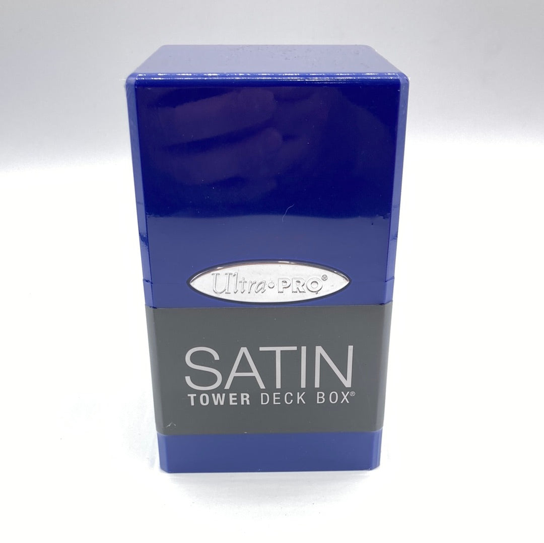 Ultra Pro-Satin Tower Deck Box-Pacific Blue