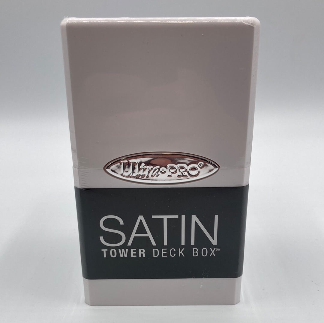 Ultra Pro-Classic-Satin Tower Deck Box-Arctic White