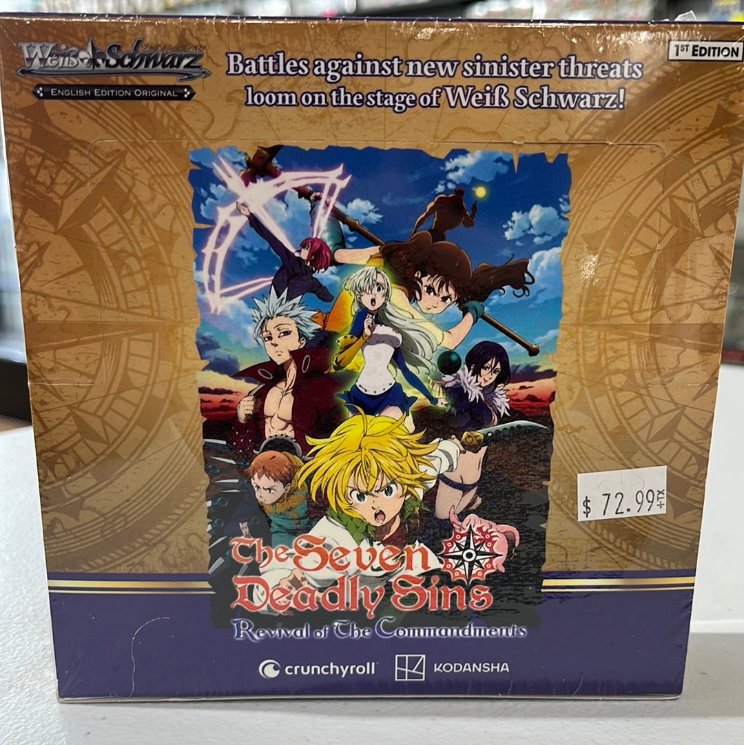 Weiss Schwarz-The Seven Deadly Sins: Revel Of The Commandments-Booster Box