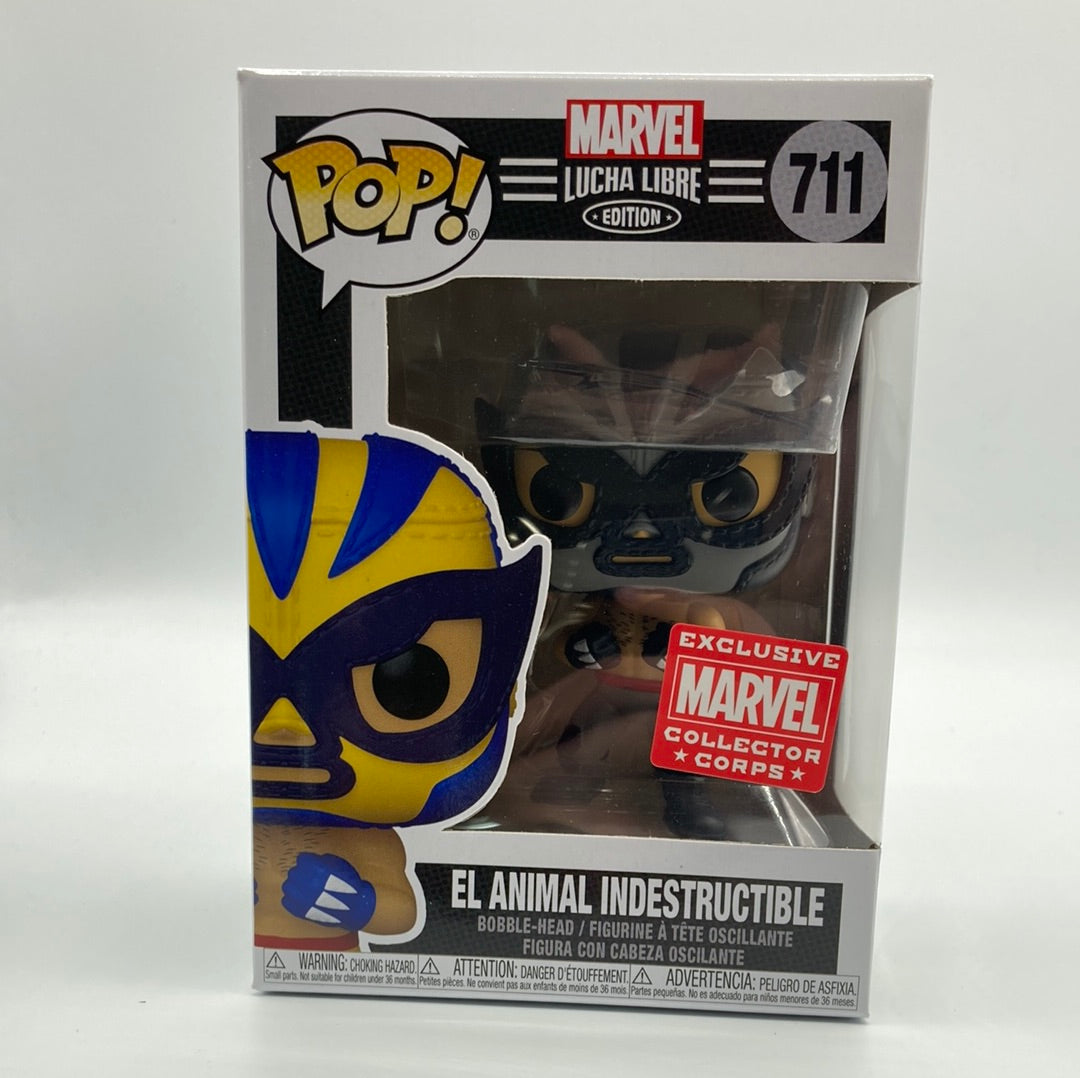 Funko POP!- Marvel Lucha Libre Edition #711 El Animal Indestructible