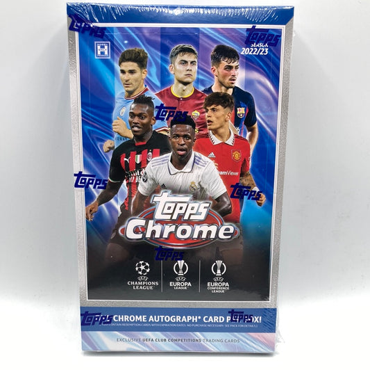 2022 Topps Chrome Soccer Hobby Box
