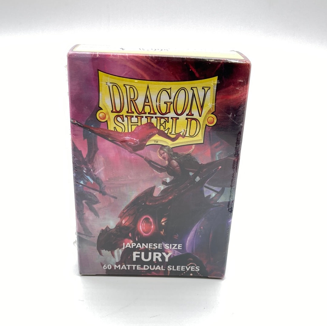 Dragon Shield - 60 Japanese Size Card Sleeves - Fury Matte