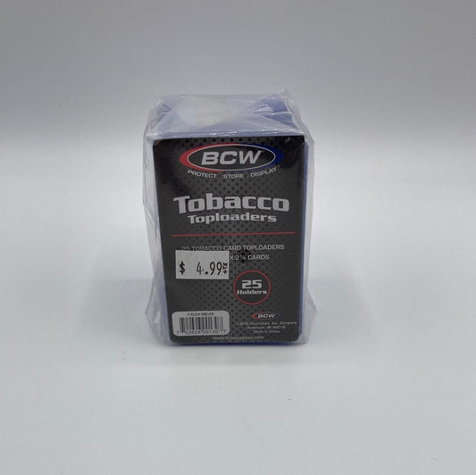 BCW-Tobacco Toploaders-25ct