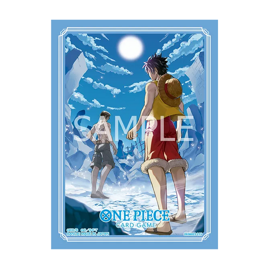 Bandai - One Piece - Card Sleeves - Luffy And Ace