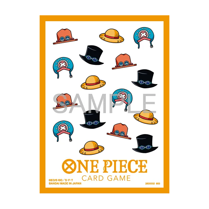 Bandai - One Piece - Card Sleeves - Hat Patterns