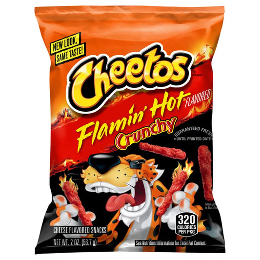 Cheetos Flamin Hot Crunchy 2oz