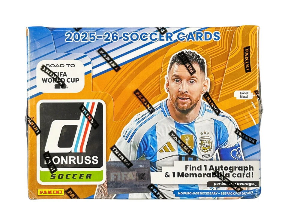2025-26 Panini Donruss Road to World Cup Soccer Hobby Box