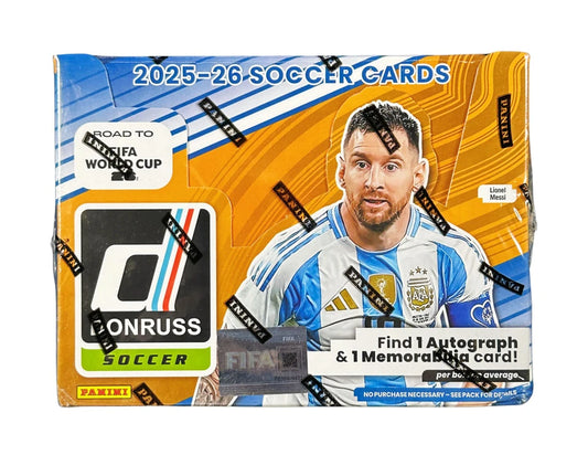 2025-26 Panini Donruss Road to World Cup Soccer Hobby Box