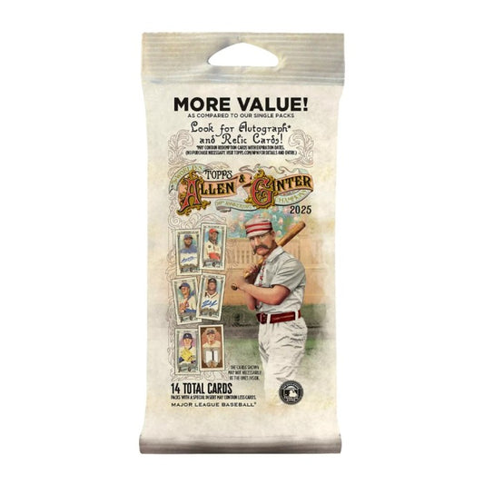 2025-26 Topps MLB Baseball Allen & Ginter Fat Pack (14 Cards)