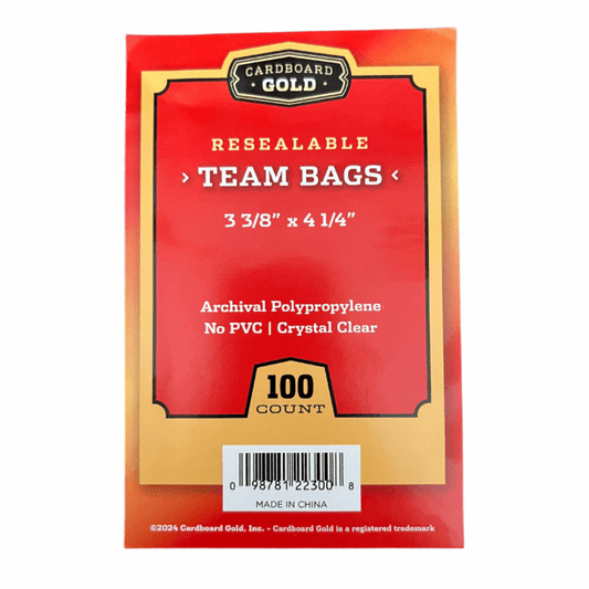 Cardboard Gold - Team Bags - 3 3/8" x 4 1/4" - 100ct