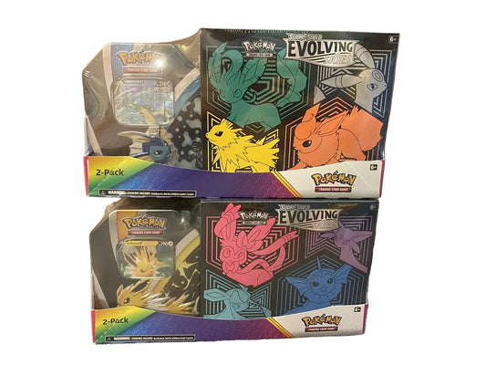 Pokemon - Evolving Skies Elite Trainer Box ETB And Tin - Costco Exclusive - Styles Vary