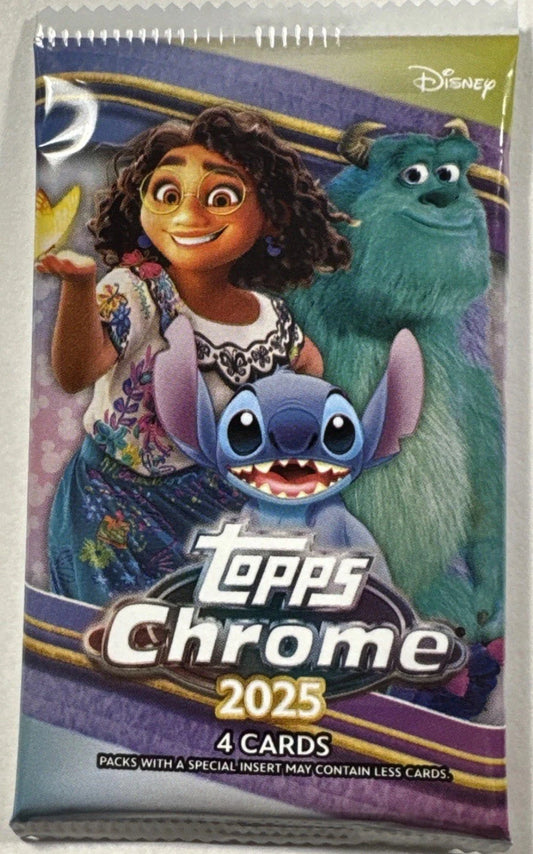 2025 Topps Chrome Disney Retail Pack