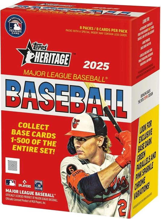 2025 Topps Heritage MLB Baseball Blaster Box