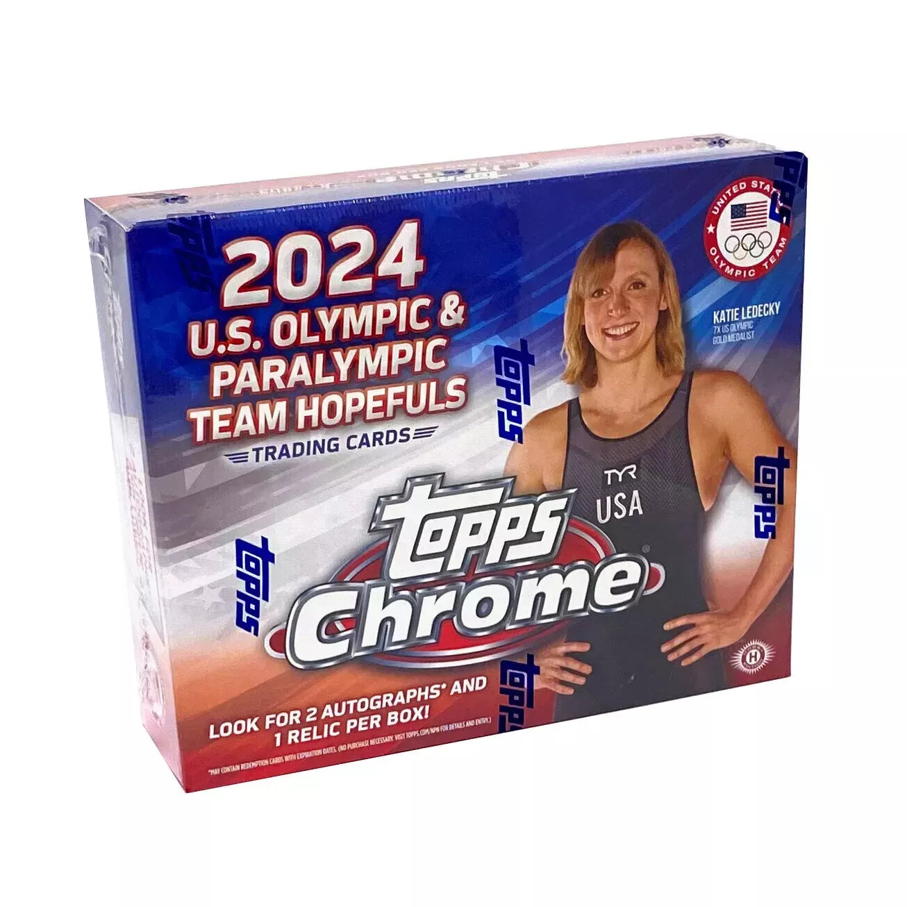 2024 Topps Chrome US Olympic & Paralympic Hopefuls Hobby Box