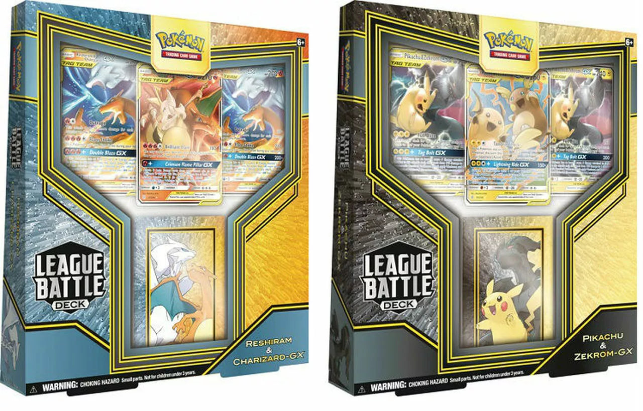 Pokemon - League Battle Decks - Reshiram and Charizard GX/Pikachu and Zekrom GX