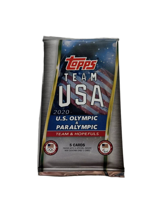 2020 Topps Team USA US Olympic and Paralympic Retail Pack