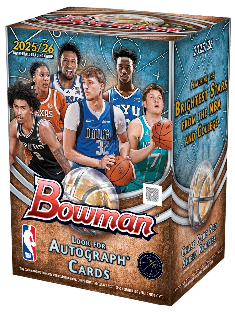 2025-26 Topps Bowman Chrome Basketball Blaster Box