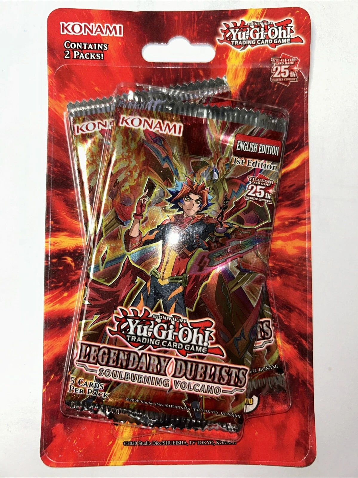 Konami - Yu-Gi-Oh! - Legendary Duelists Soulburning Volcano - 2 Pack Blister