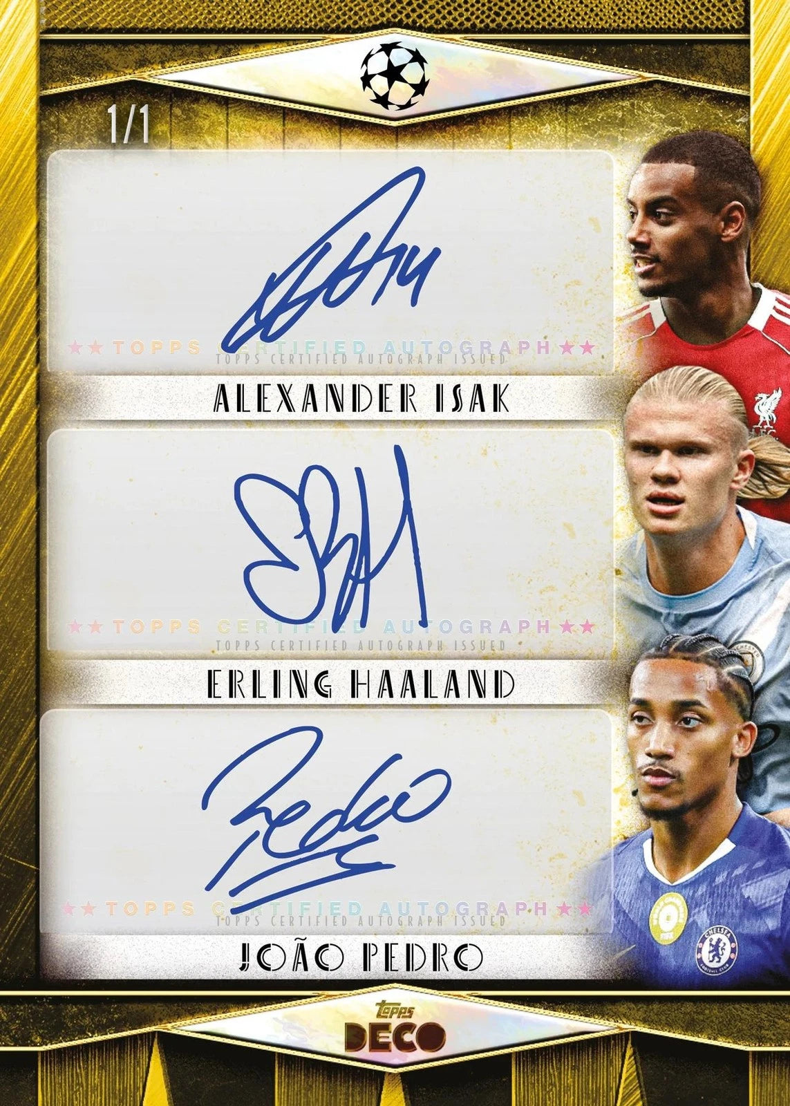 2025-2026 Topps UEFA Champions League Soccer Ecom Exclusive DECO Hobby Box
