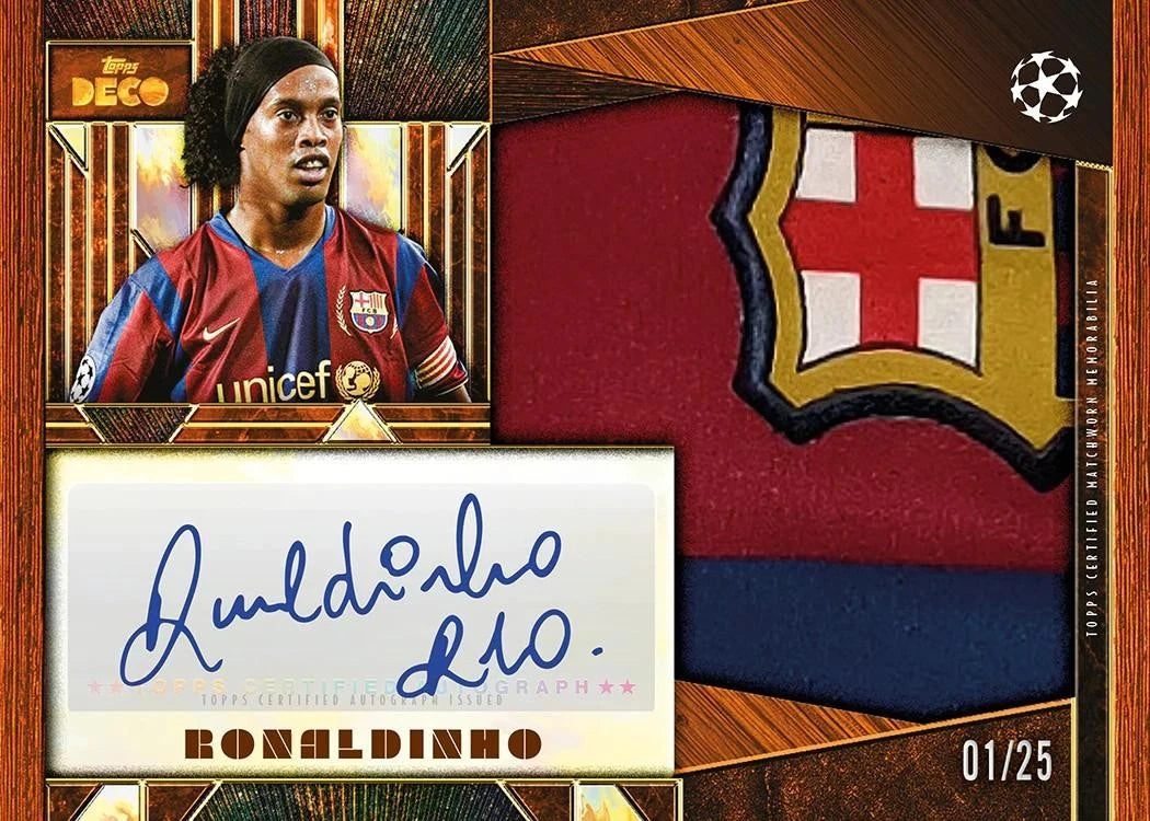 2025-2026 Topps UEFA Champions League Soccer Ecom Exclusive DECO Hobby Box