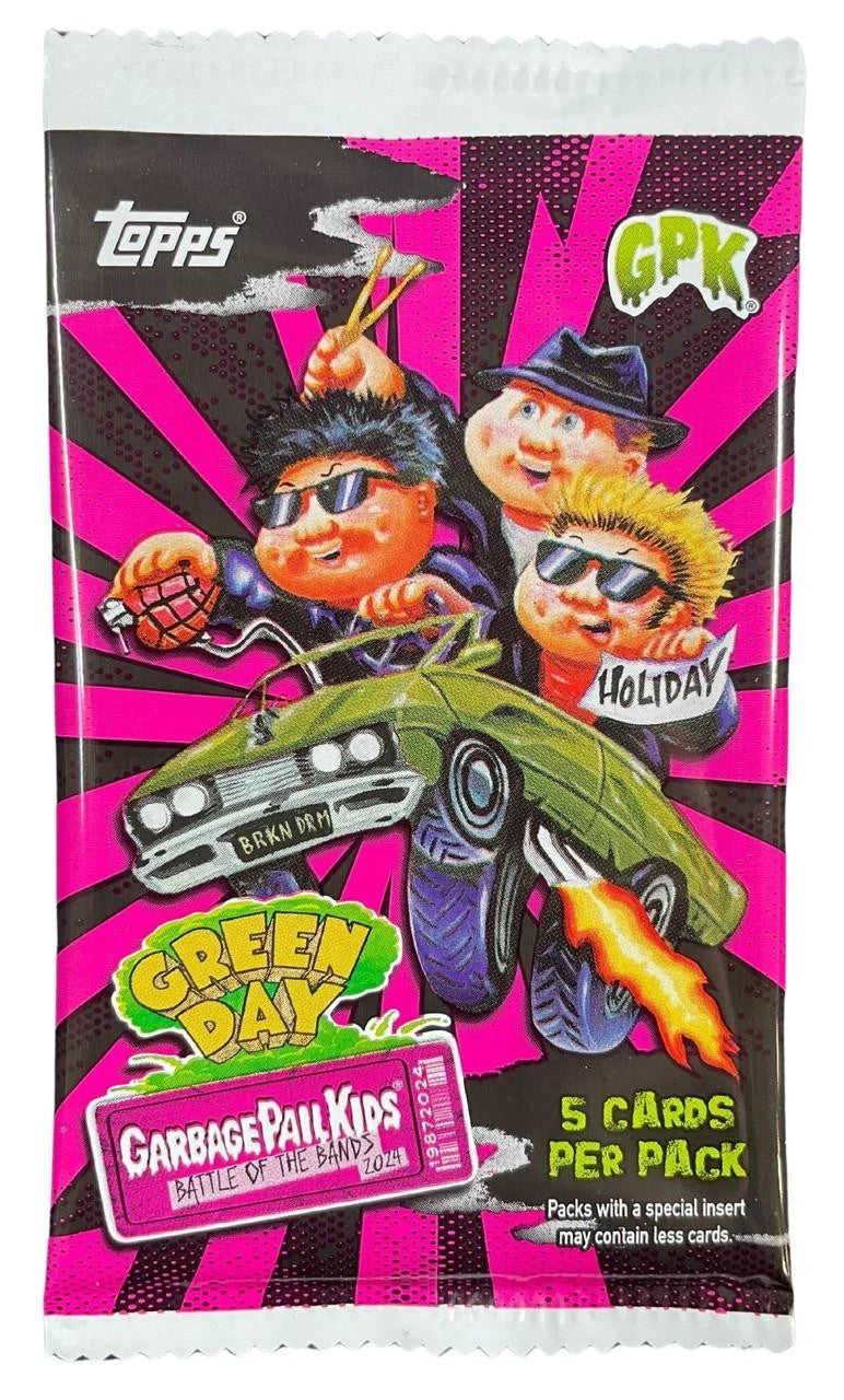 2024 Topps Garbage Pail Kids Battle of the Bands Green Day Hobby Pack