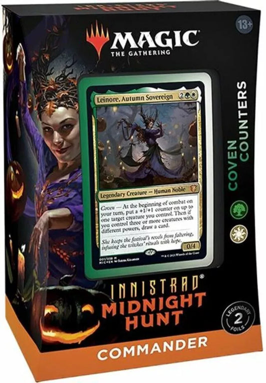 Magic The Gathering - MTG - Innistrad Midnight Hunt - Coven Counters Commander Deck