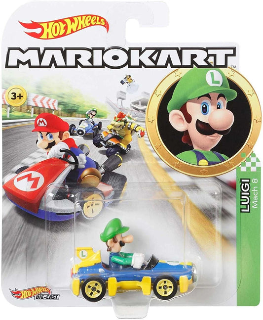 Hot Wheels Mario Kart Luigi Mach 8/Proto 8