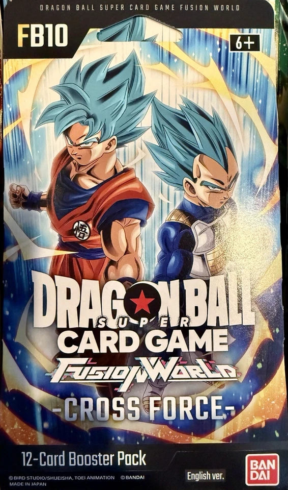Bandai - Dragon Ball Super - Fusion World -  FB10 - Cross Force - Sleeved Booster Pack