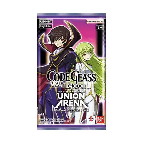 Bandai - Union Arena - Code Geass - LeLouch of the Rebellion - UE04BT - Booster Pack