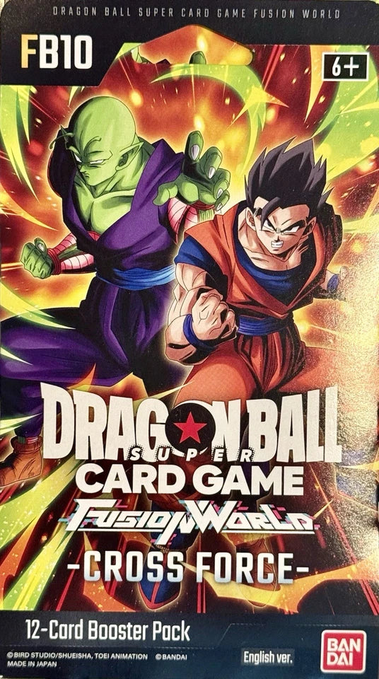 Bandai - Dragon Ball Super - Fusion World -  FB10 - Cross Force - Sleeved Booster Pack