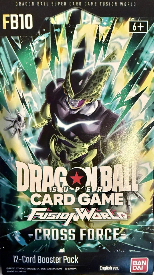 Bandai - Dragon Ball Super - Fusion World -  FB10 - Cross Force - Sleeved Booster Pack