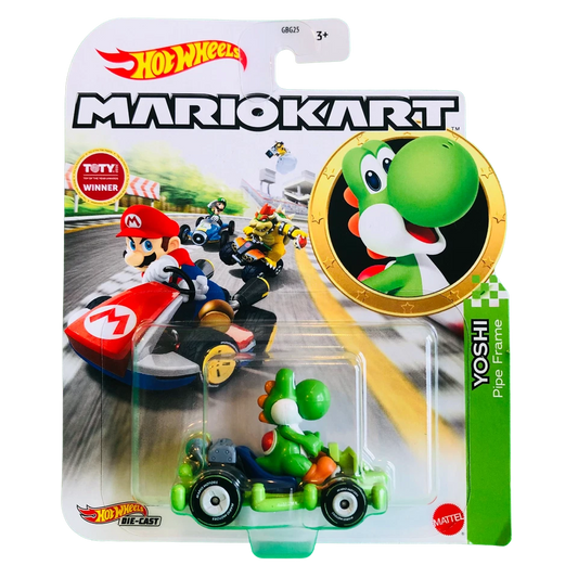 Hot Wheels Mario Kart Yoshi Pipe Frame/Retro