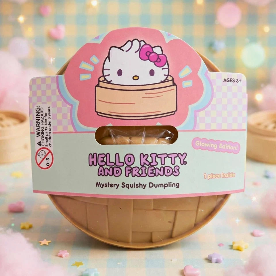 Sanrio Hello Kitty and Friends Mystery Squishy Dumpling Glowing Edition