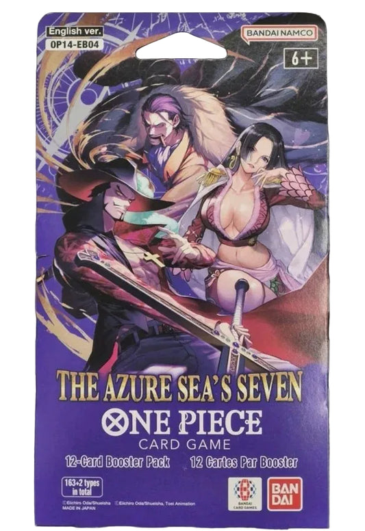 Bandai - One Piece - The Azure Sea's Seven - OP14 - Sleeved Booster Pack