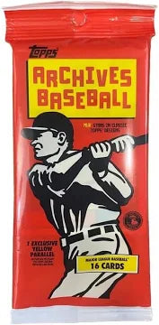 2024 Topps MLB Archives Baseball Jumbo Value Pack Hanger