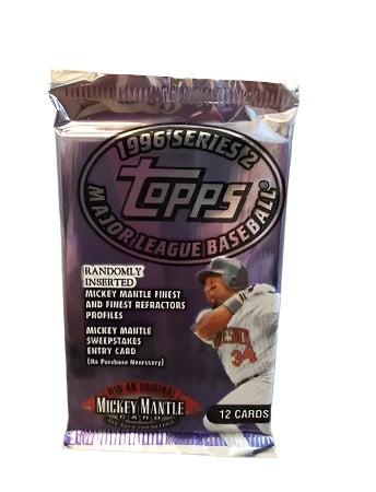 1996 Topps MLB Baseball Series 2 Hobby Pack