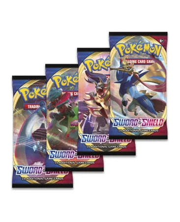 Pokemon- Sword and Shield - Base - Booster Pack - Styles Vary