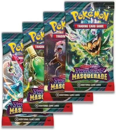 Pokemon - Scarlet and Violet -Twilight Masquerade - Booster Pack - Styles Vary